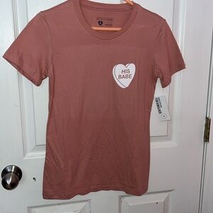NWT Small Hubs & Hers Valentines Day T Shirt